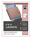 Mobile Phone In Purse Poster Template