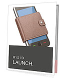 Mobile Phone In Purse Presentation Folder