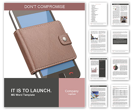 Mobile Phone In Purse Word Template