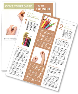 Drawing Process Newsletter Template