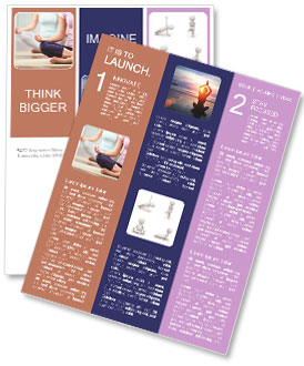 Deep Meditation Newsletter Template