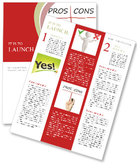 Pros And Cons Newsletter Template