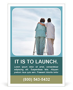 Retired Couple Ad Template