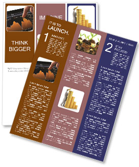 Orange Diagram Newsletter Template