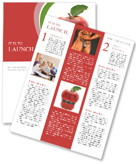 Apple Makes You Slim Newsletter Template