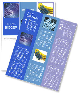 Vibrant Fiber Optics: A Background Adorned With Numerous Light Points Newsletter Template