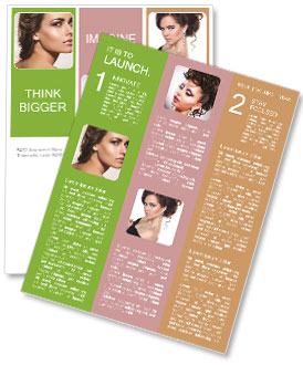 Fresh Daily Makeup And Romantic Wavy Hairstyle - Glamour Portrait Of A Beautiful Woman Model With Fashion Highlighter, Gloss Newsletter Template