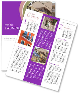 Renovated Street In Tel-Aviv's Historic Residential District Newsletter Template