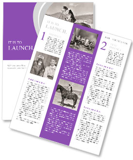 Get Ready To Ride: Saddle Up For An Adventure Newsletter Template