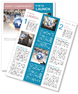 Business-Themed Blank Hand Holding Image: Perfect For Presentations And Marketing Newsletter Template