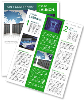 Optimizing Your Server Room For Better Efficiency And Security Newsletter Template