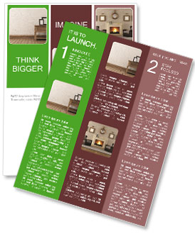 Vintage Interior Rendering Featuring Old Radio And Frame In An Empty Space Newsletter Template