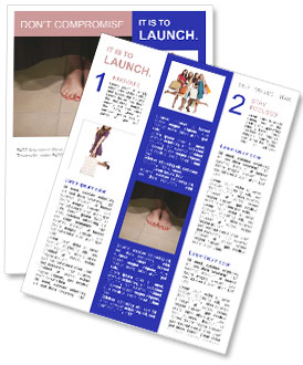Privacy Concerns: Woman's Feet Spotted Behind Changing Room Curtain At Shopping Mall Newsletter Template