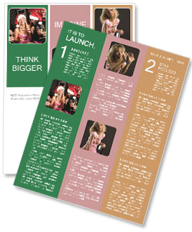 Festive Gathering Of Friends Enjoying Drinks And Fun At Christmas Party Newsletter Template