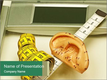 Using Acupuncture Therapy For Losing Weight Effectively PowerPoint Template