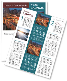 Shanghai's Stunning Light Trail Overpass With Elegant Curves Newsletter Template