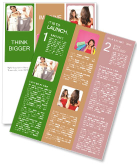 Multicultural Woman Uncertain While Choosing Dresses In Clothing Store Newsletter Template