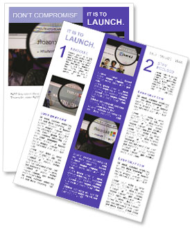 Microsoft Homepage On Monitor Screen Through Magnifying Glass - Lisbon, January 14Th, 2014. Newsletter Template