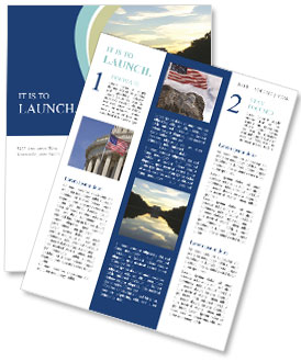 Washington D.c.'s Lincoln Memorial And Reflecting Pool At Sunset: A Breathtaking View Newsletter Template