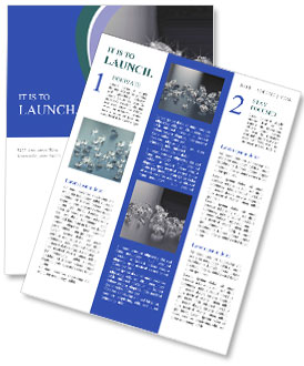 A group of diamonds on a shiny surface Newsletter Template