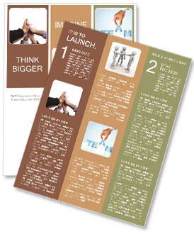 Team work concept Newsletter Template