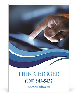 Hand finger Ad Template