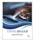 Hand finger Poster Template