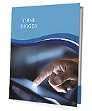 Hand finger Presentation Folder