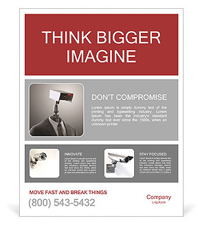 Camera head Poster Template