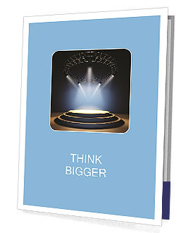 Empty stage Presentation Folder