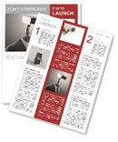 A robotic security camera Newsletter Template