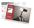 A robotic security camera Postcard Template