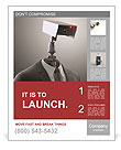 A robotic security camera Poster Template