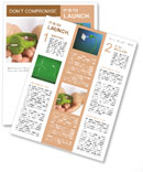 Green Electricity in the hands of Newsletter Template