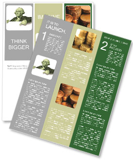 The image of an American president Newsletter Template