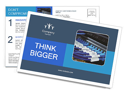 Sound wiring Postcard Template