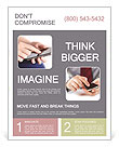The tablet Flyer Template