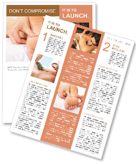 Foot Massage Newsletter Template