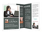 The girl all the work Brochure Template