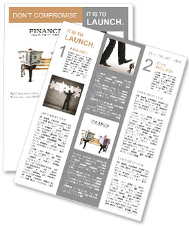 Management with money Newsletter Template