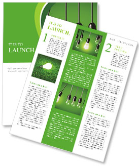 Energy-saving technologies Newsletter Template