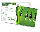 Energy-saving technologies Postcard Template