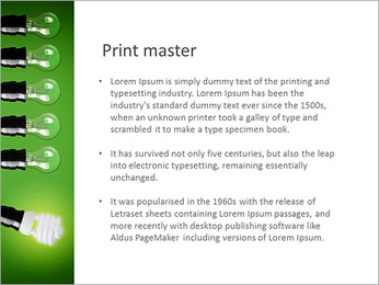 Energy-saving technologies PowerPoint Template