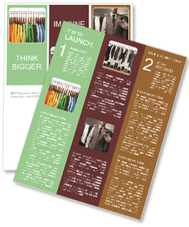 Colorful clothes Newsletter Template