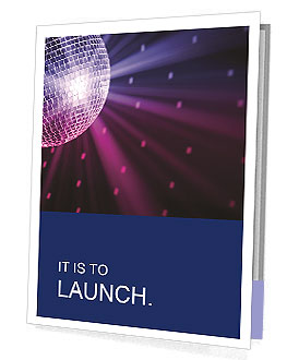 Disco ball Presentation Folder