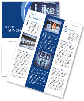 Stisknutím tlačítka jako Newsletter