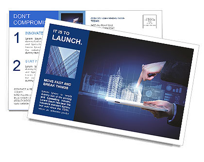 All in your hands Postcard Template