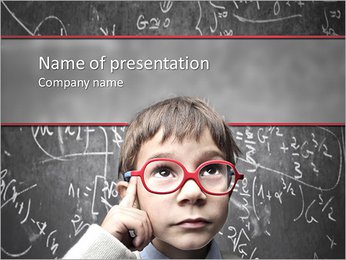 Genç dahisi PowerPoint sunum şablonları