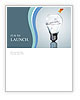 Goldfish in light bulb dabble Newsletter Template