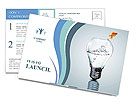 Goldfish in light bulb dabble Postcard Template